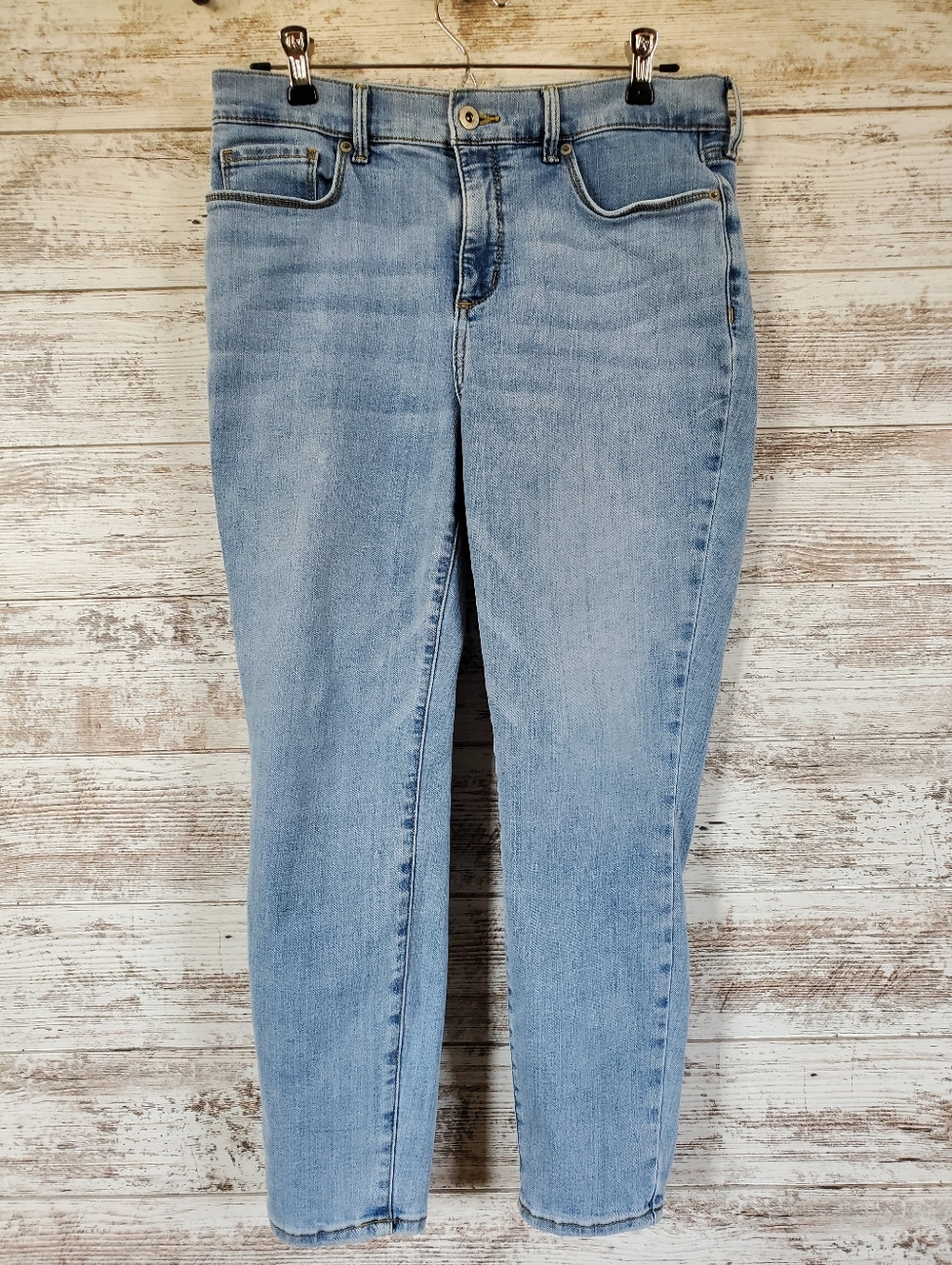 Eddie Bauer Skinny Jeans High Waisted Slightly Curvy Fit
